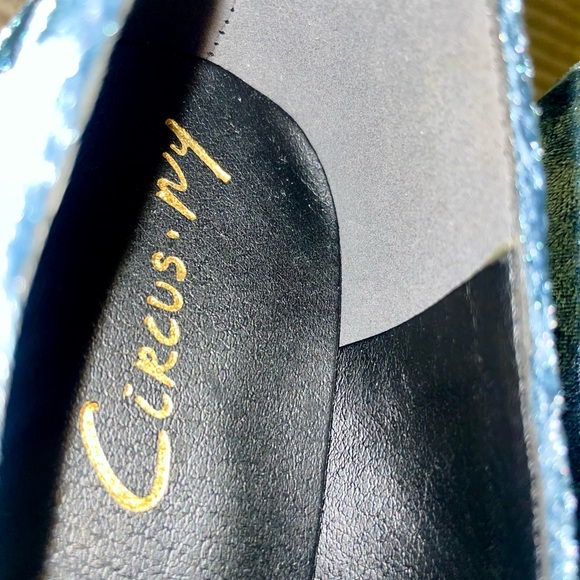 New Circus by Sam Edelman Blue Velvet Nellie Mary Jane Platform size 6.5/8 💙 - Picture 8 of 15